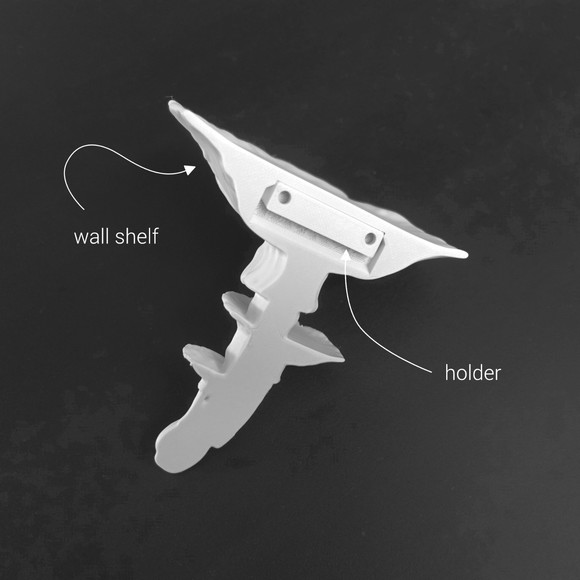 Gazzaladra Unique Wall shelf Interior Decor “Amanita Fungus” for Party - Picture 4 of 6